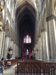 Nave of cathedral of Notrie-Dame, Reims